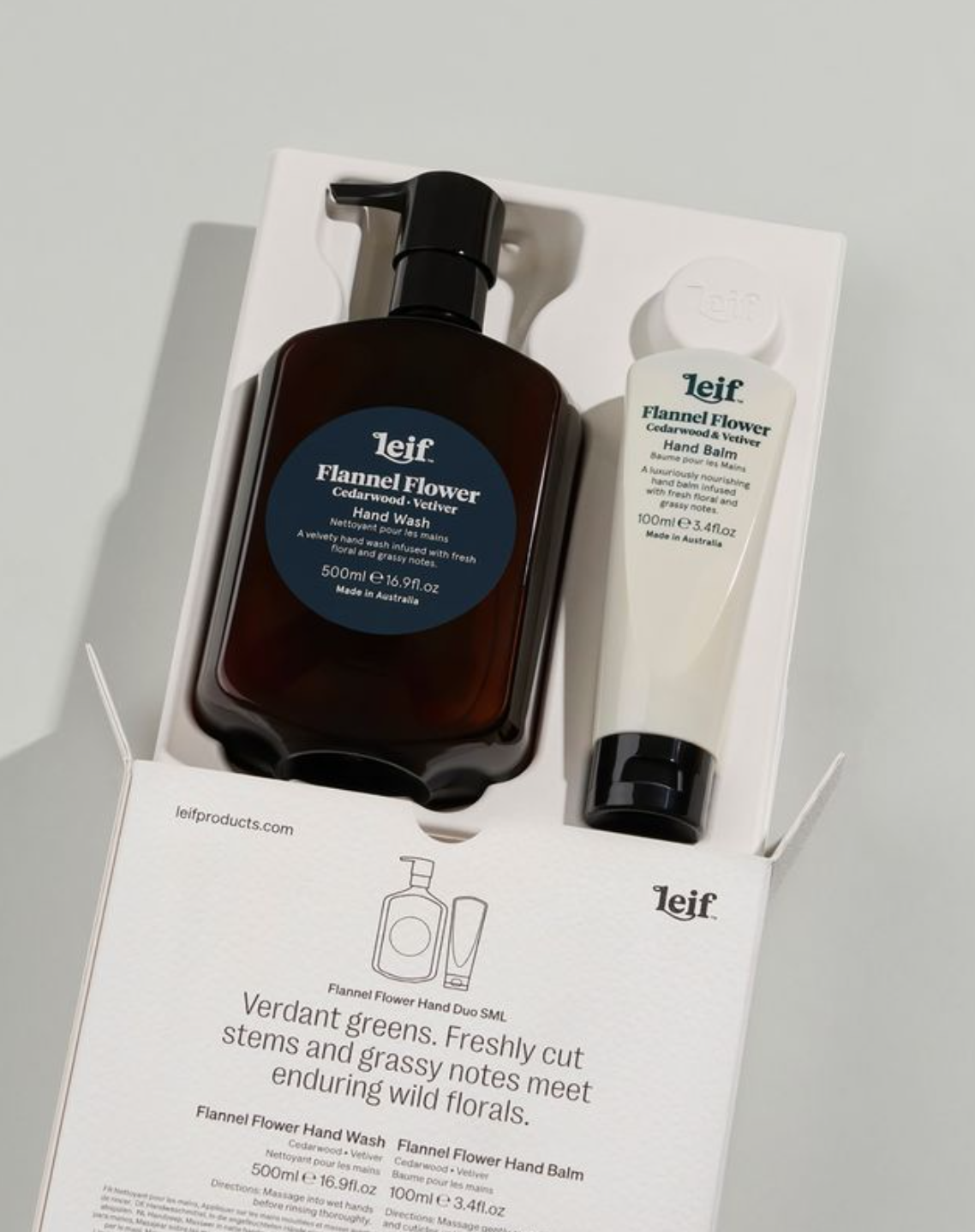 Limited Edition Holiday - Flannel Flower Hand Duo SML