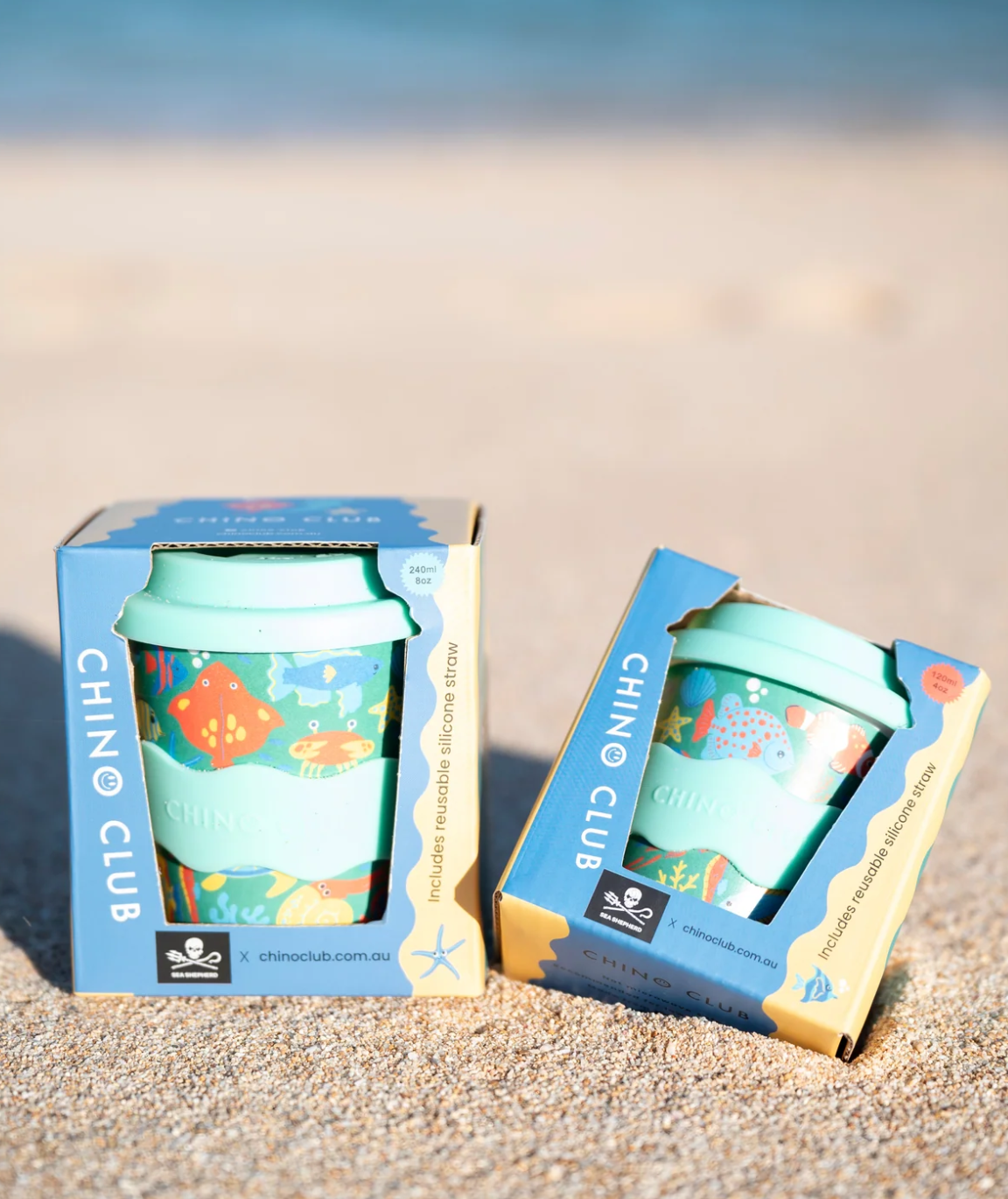 Babychino Cup 4oz - Tropical Sea Shepherd