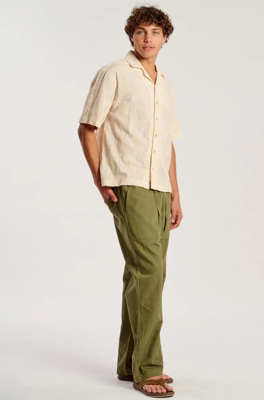 Palm Bowler - Ecru