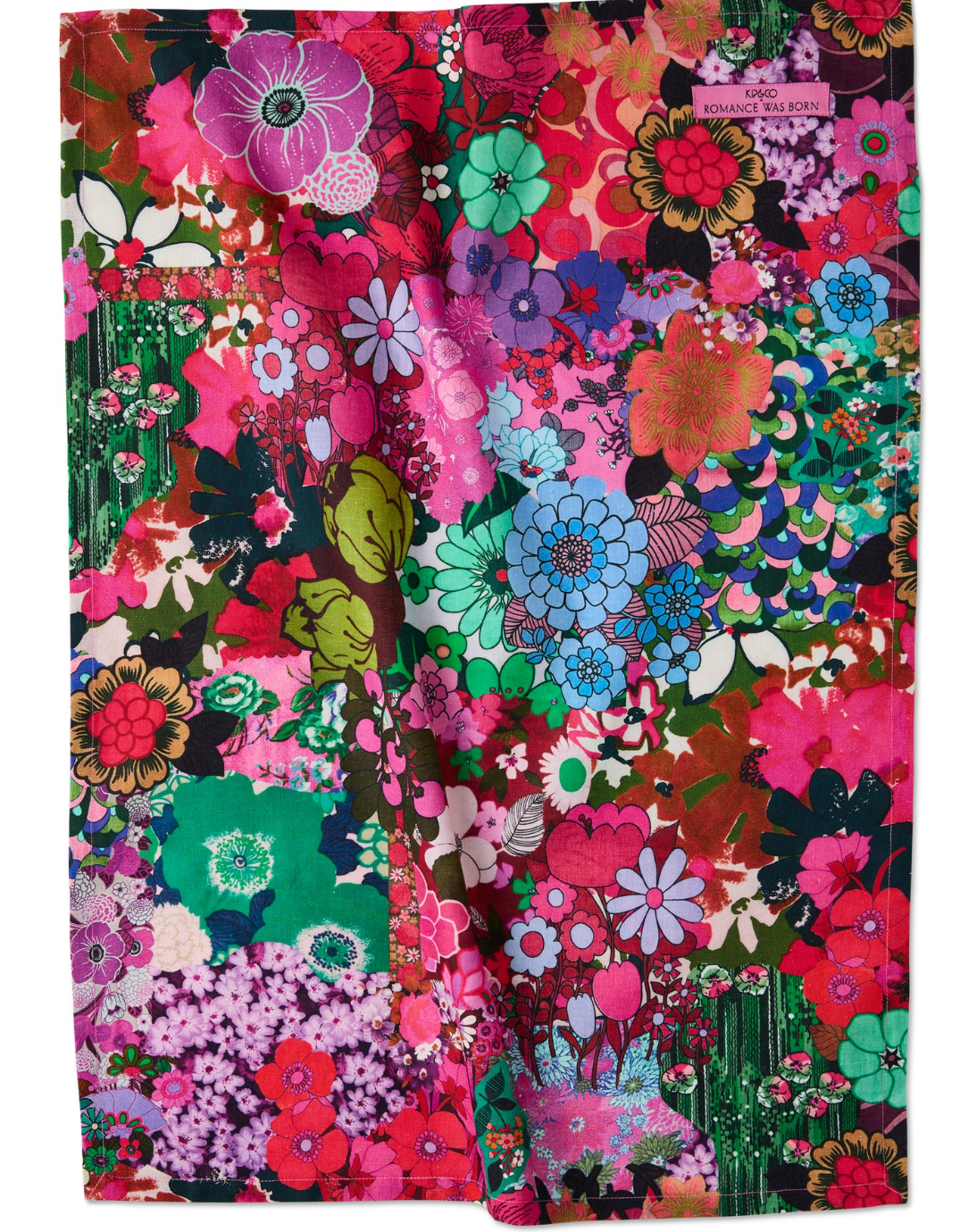 Kip & Co x Romance Was Born Flower Power Tea Towel