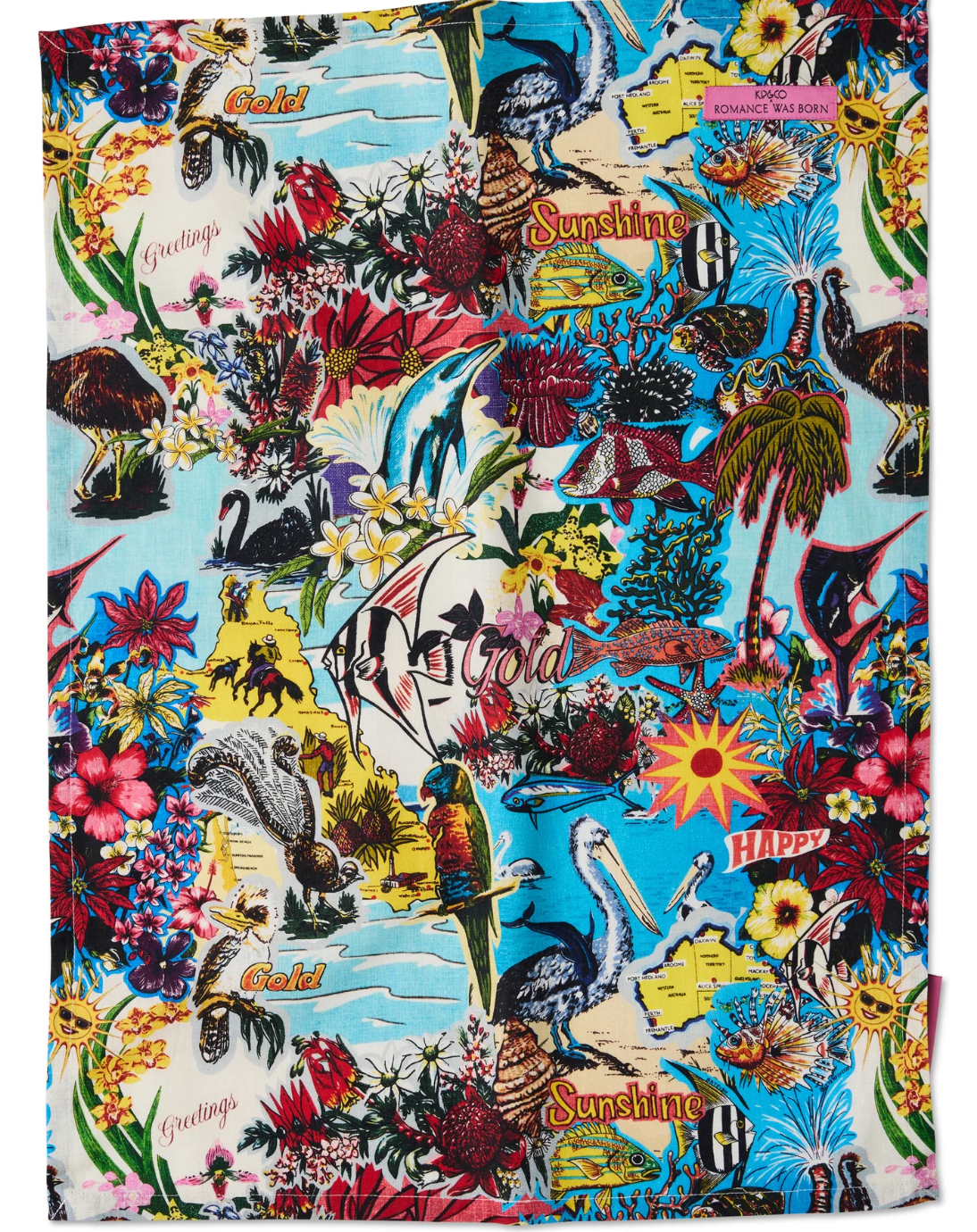 Kip & Co x Romance Was Born Ozzie Tea Towel