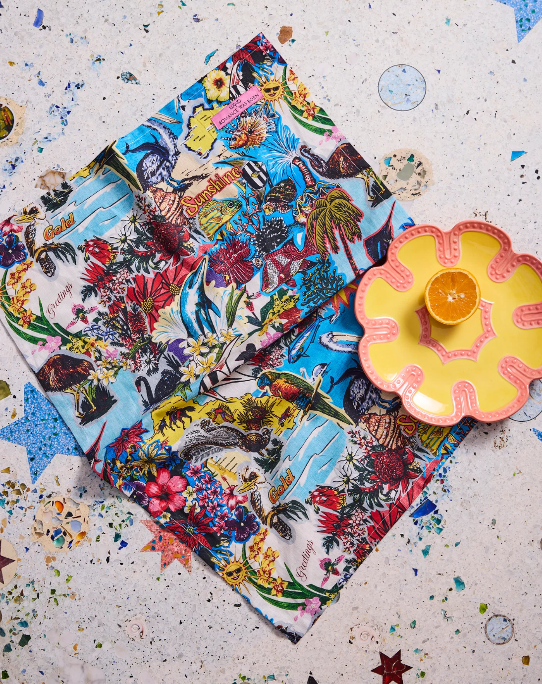 Kip & Co x Romance Was Born Ozzie Tea Towel