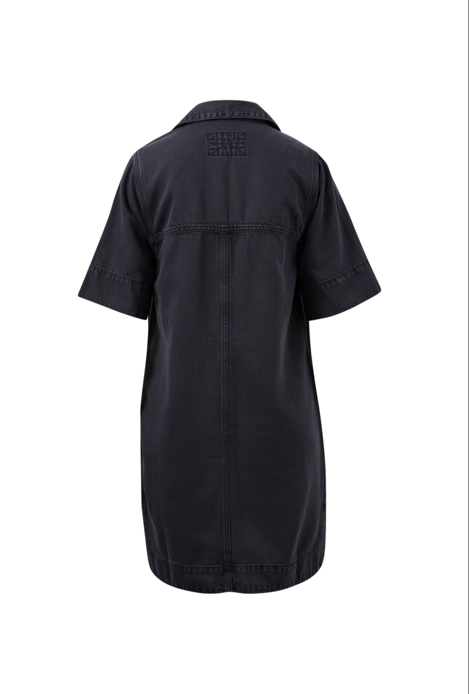 Bonnie Relaxed Shirt Dress - Washed Black