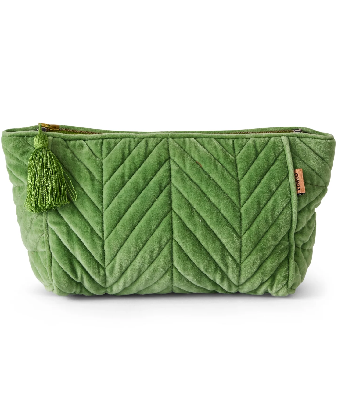 Pesto Velvet Toiletry Bag