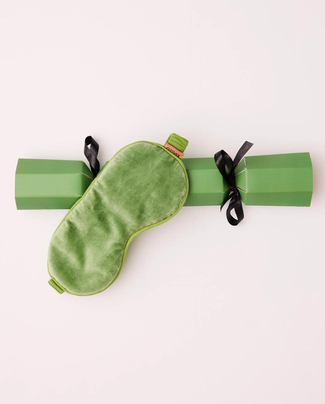 Velvet Eye Mask - Pesto