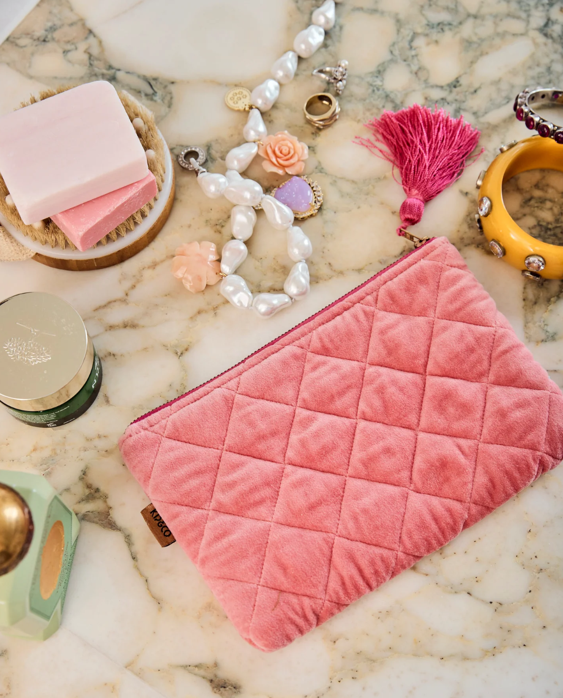Strawberry Velvet Cosmetics Purse