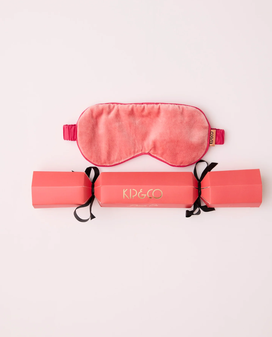 Velvet Eye Mask - Strawberry