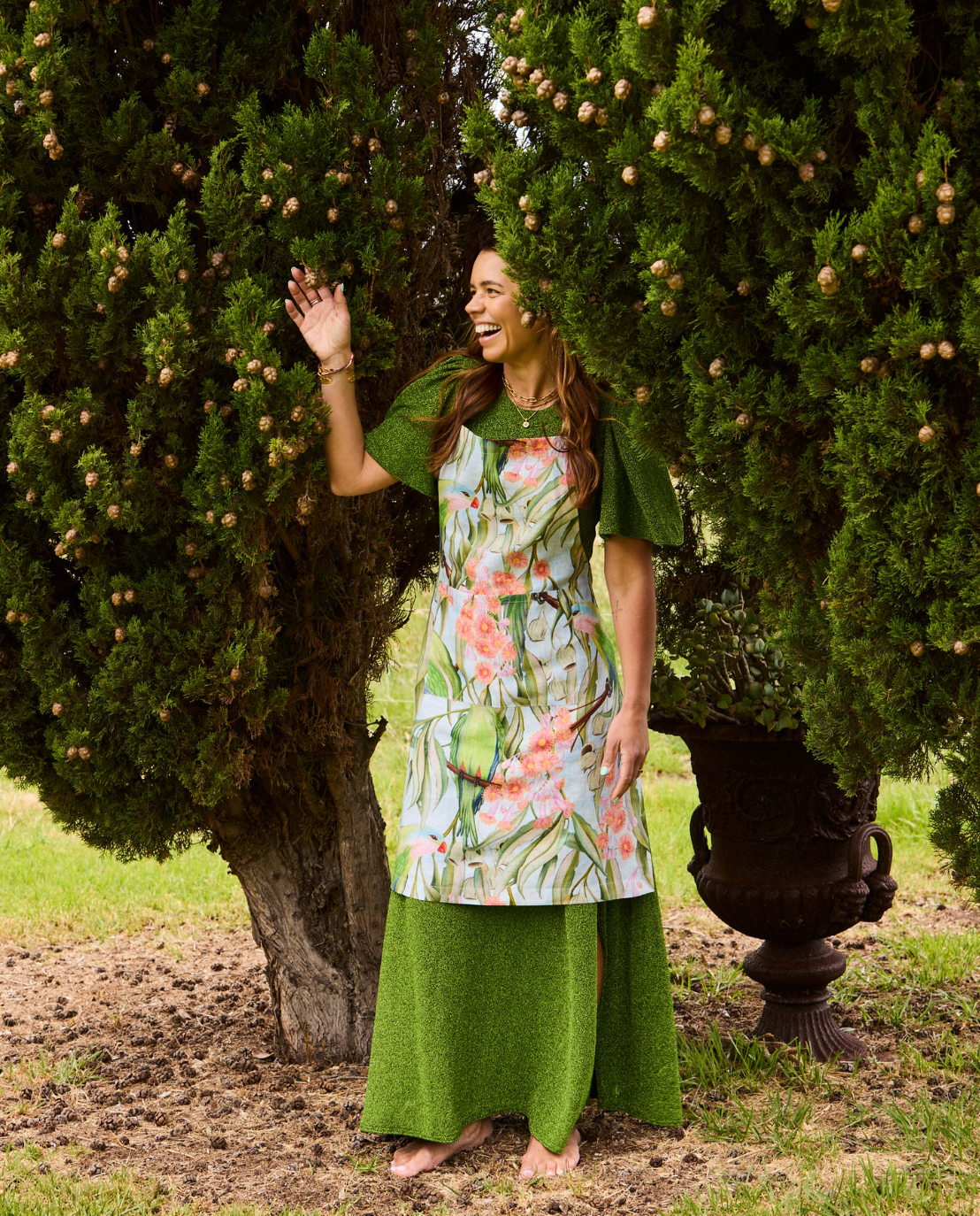 Bush Waltz Christmas Apron