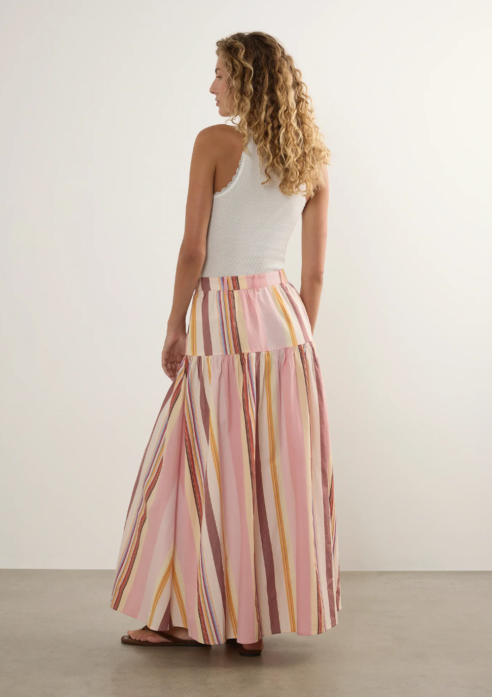 Harley Maxi Skirt - Stripe
