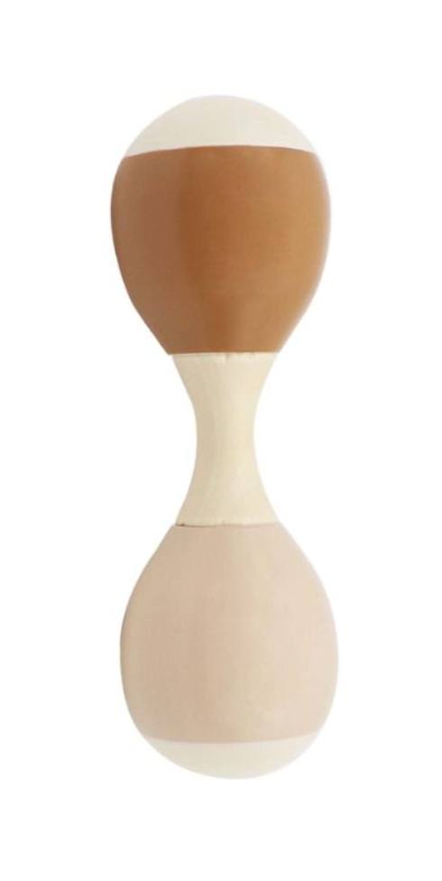 Wooden Double End Maracas - Various Colours