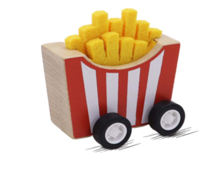 Wooden Pullback Fast Food - Various Styles