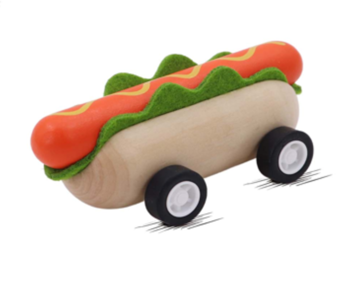 Wooden Pullback Fast Food - Various Styles