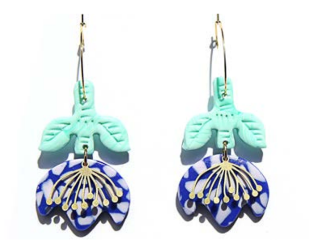 Tulip Hoop Earrings
