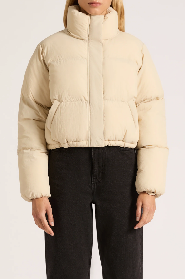 Topher Puffer Jacket - Wheat