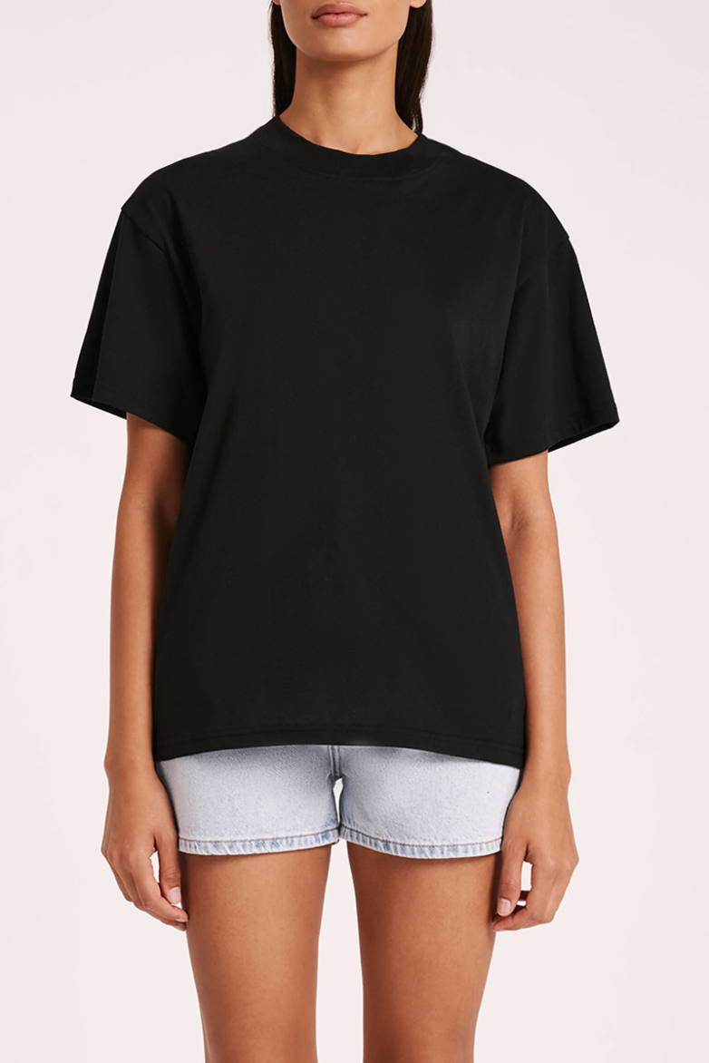 Organic Boyfriend Tee - Black