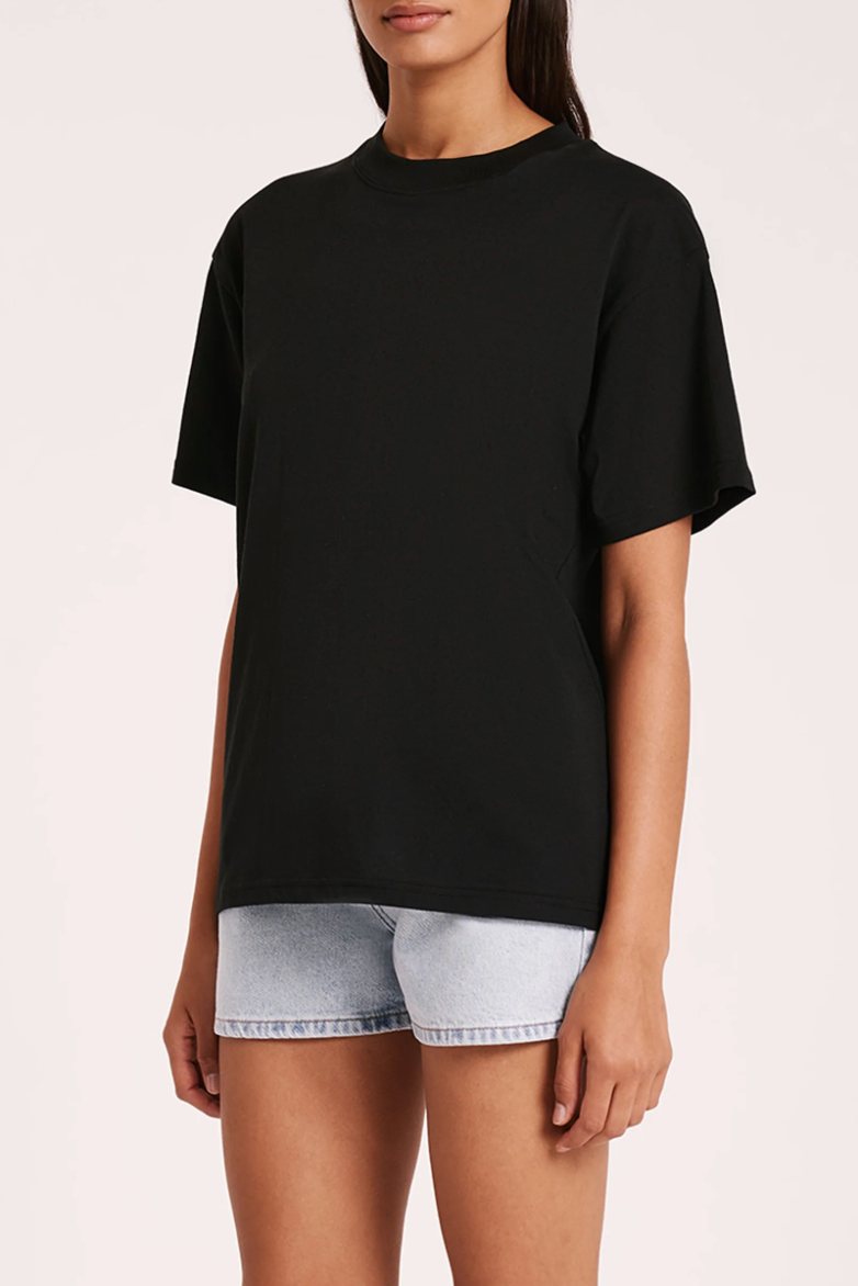 Organic Boyfriend Tee - Black