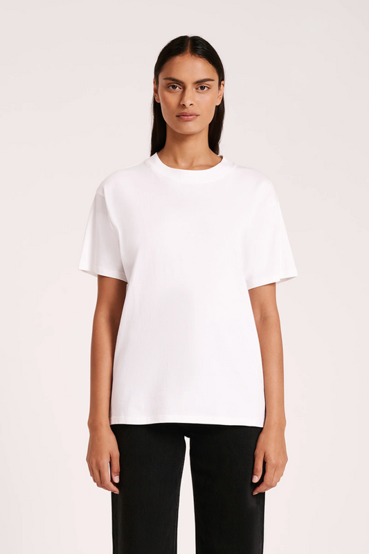 Organic Boyfriend Tee - White