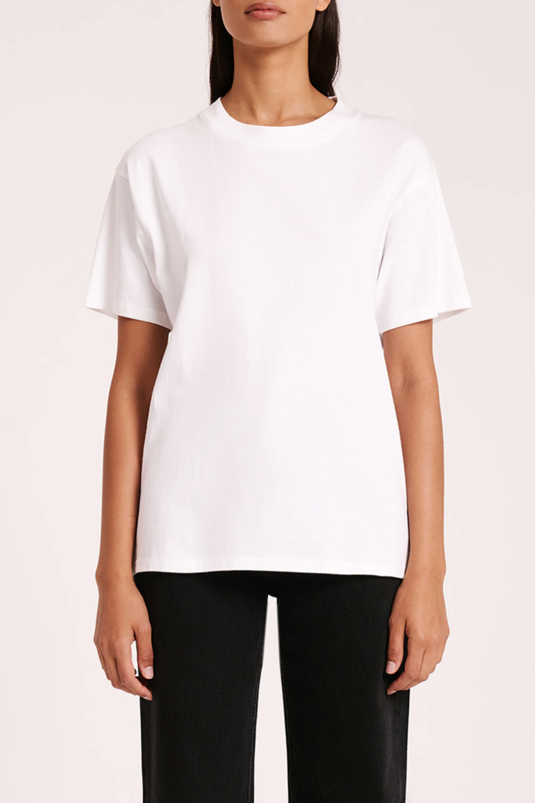 Organic Boyfriend Tee - White