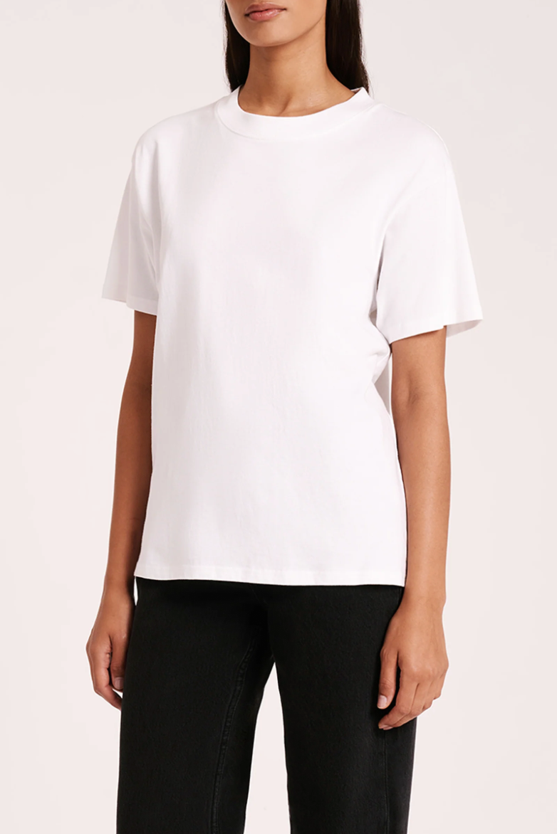 Organic Boyfriend Tee - White