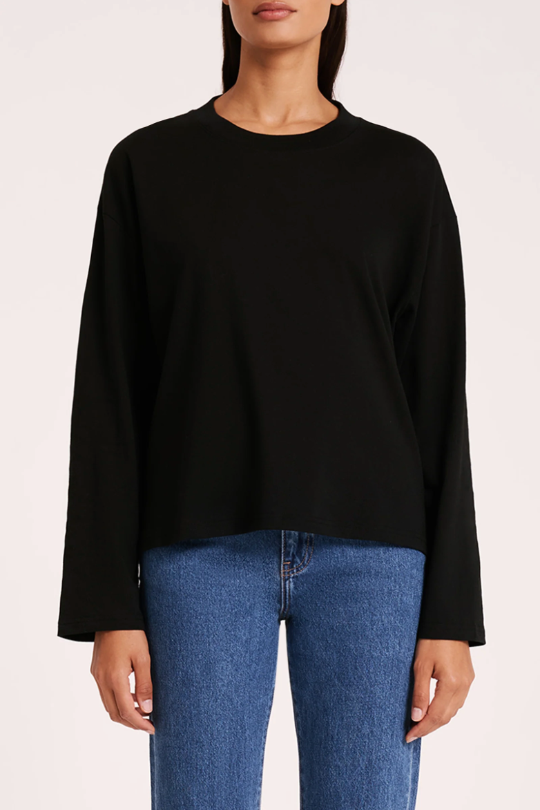 Organic Long Sleeve Tee - Black