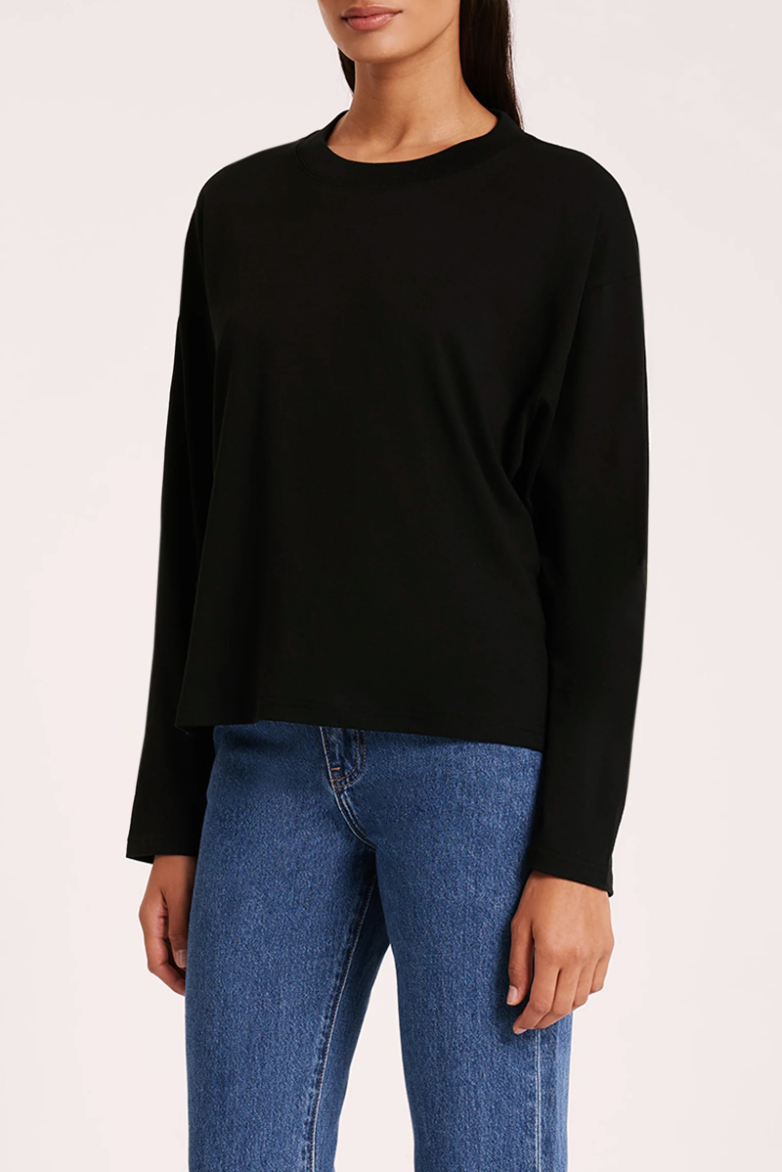 Organic Long Sleeve Tee - Black