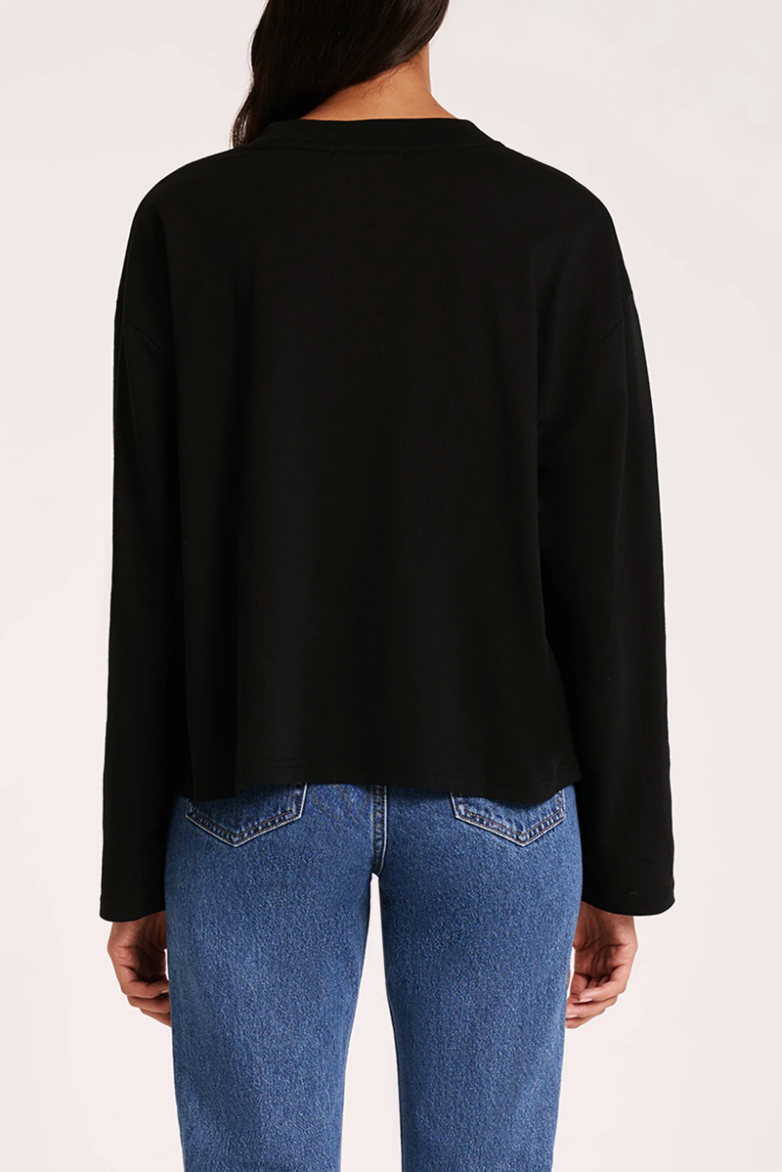 Organic Long Sleeve Tee - Black