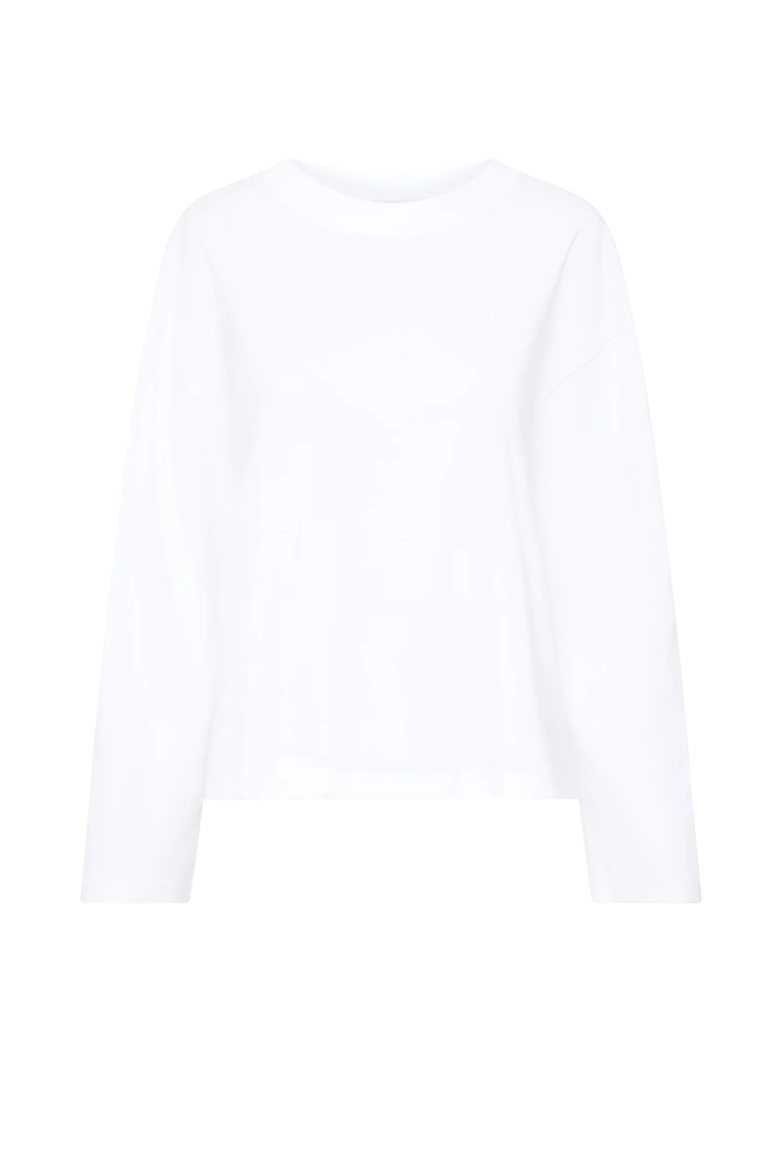 Organic Long Sleeve Tee - White