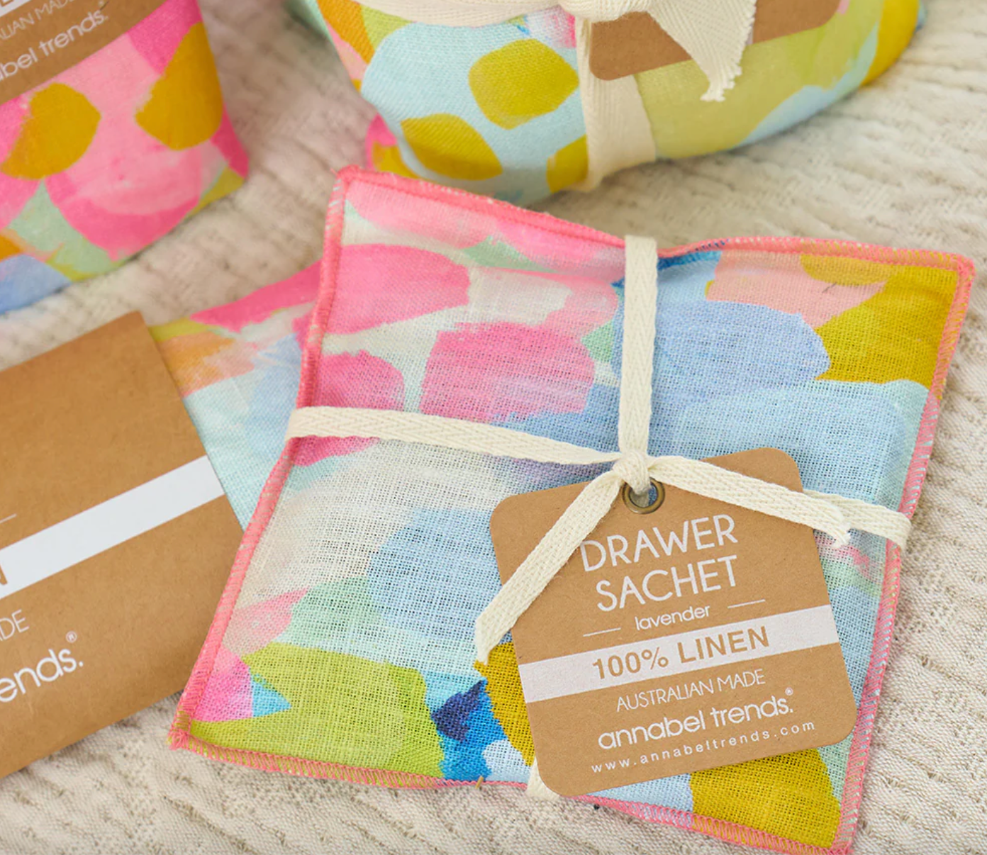 Linen Drawer Sachet - Good Vibes