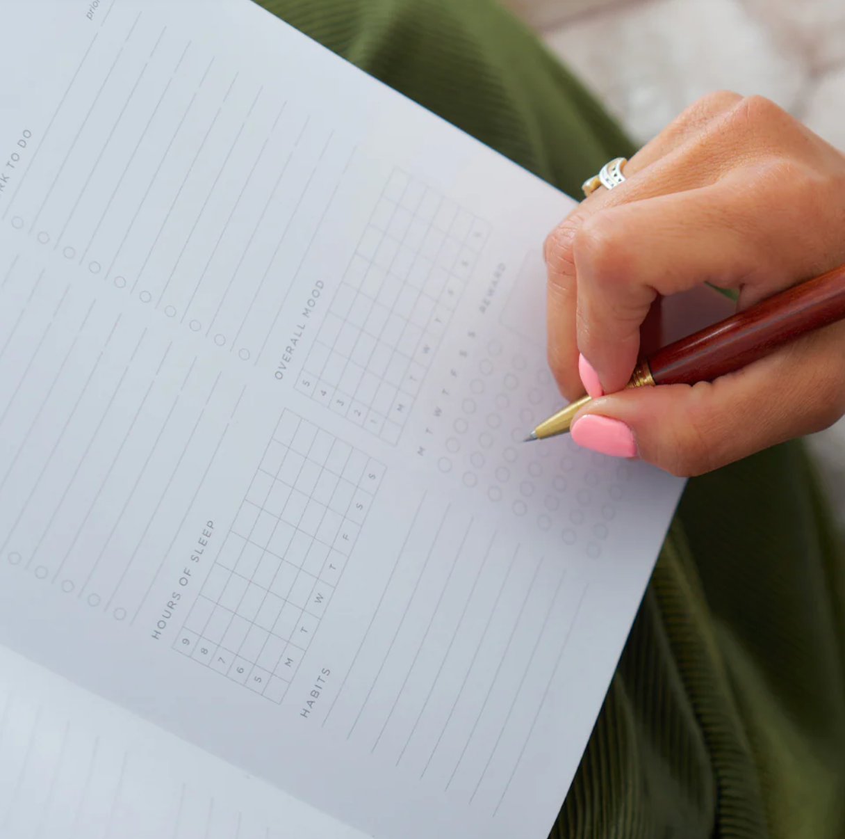 Self Care Planner Journal