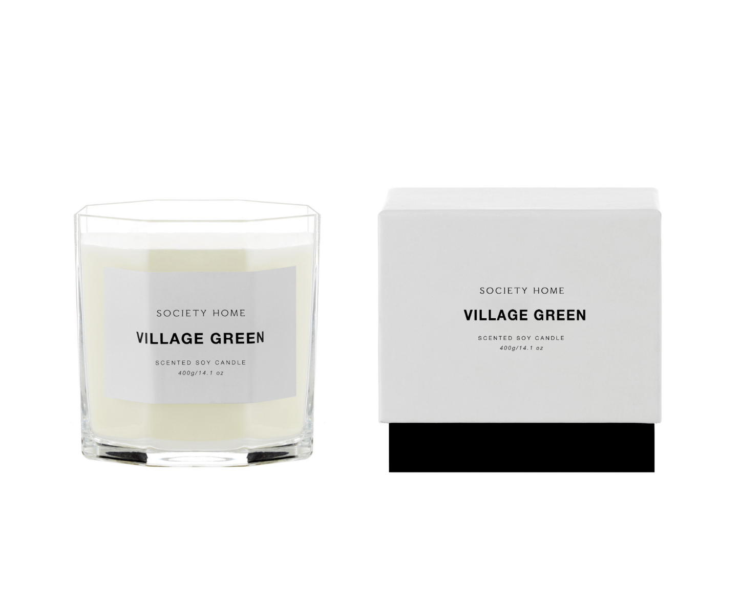 Village Green Scented Soy Candle 400g