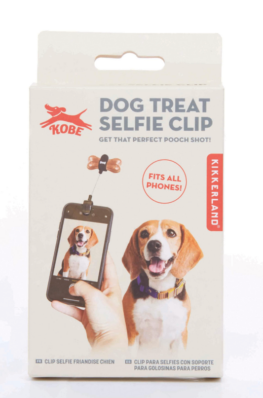 Kobe Dog Treat Selfie Clip