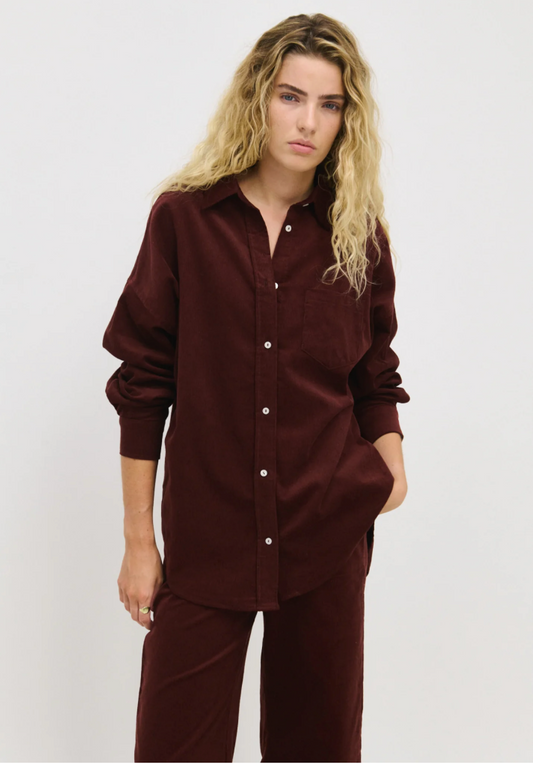 Cord Shirt - Port
