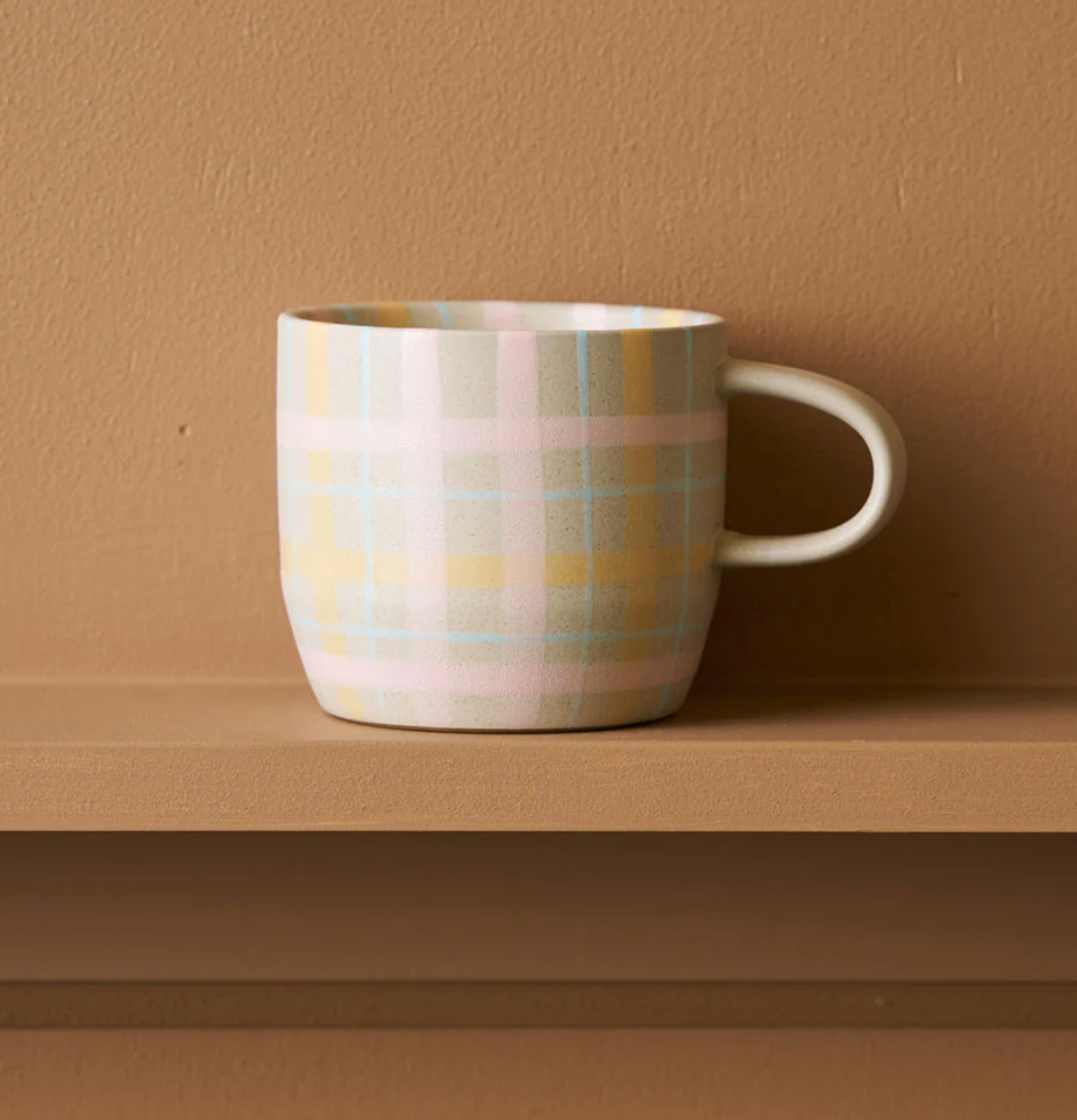 Neon Check Cat's Pyjamas Mug