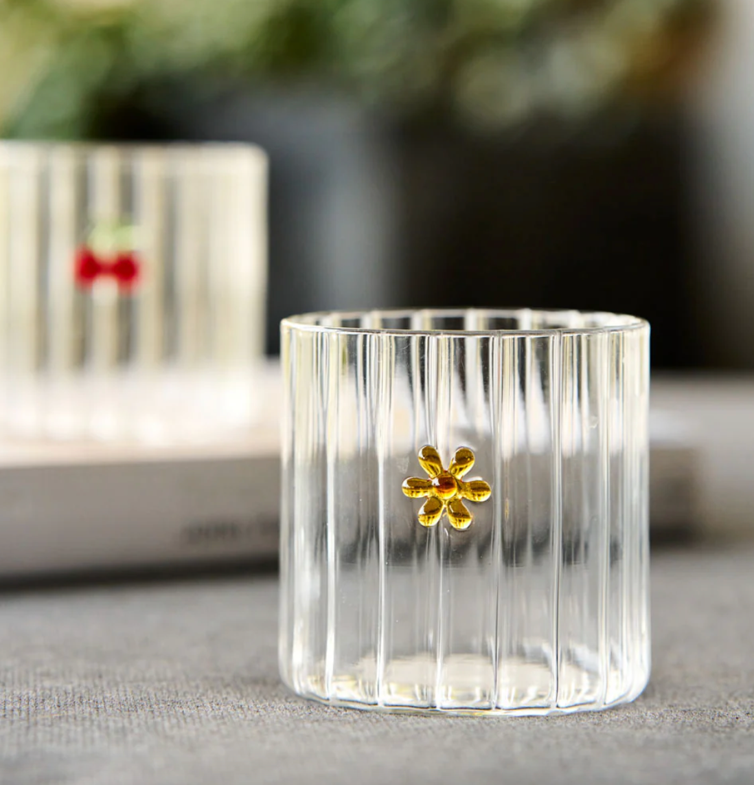 Haven Glass Tumbler - Flower