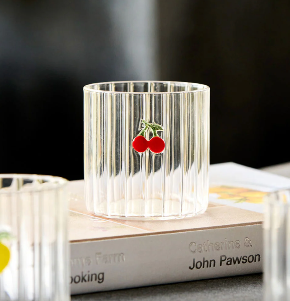 Haven Glass Tumbler - Cherry