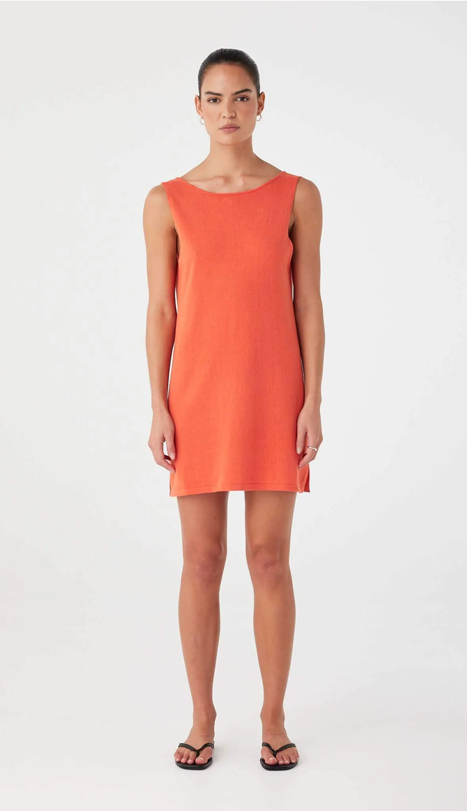 Paloma Mini Dress - Mandarin