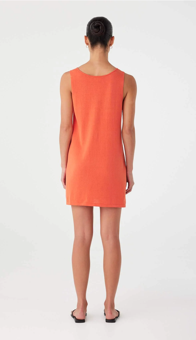 Paloma Mini Dress - Mandarin