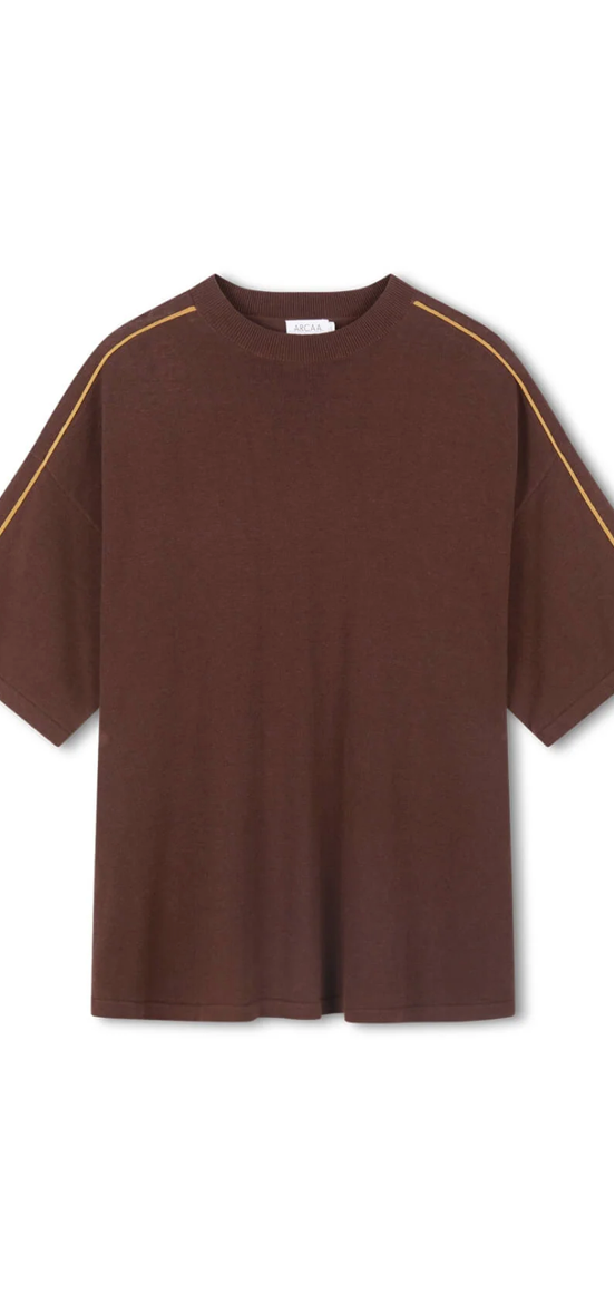 Pippa Oversized Tee - Espresso