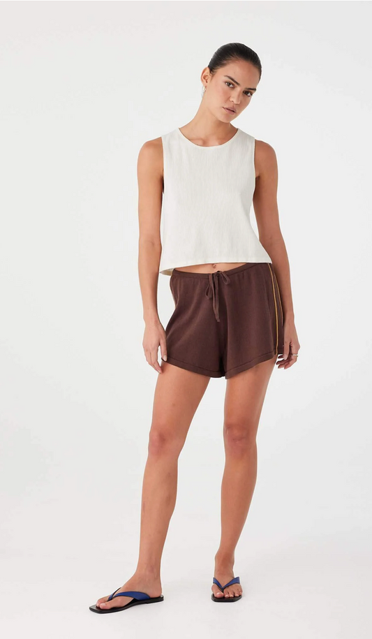 Pippa Drawstring Short - Espresso