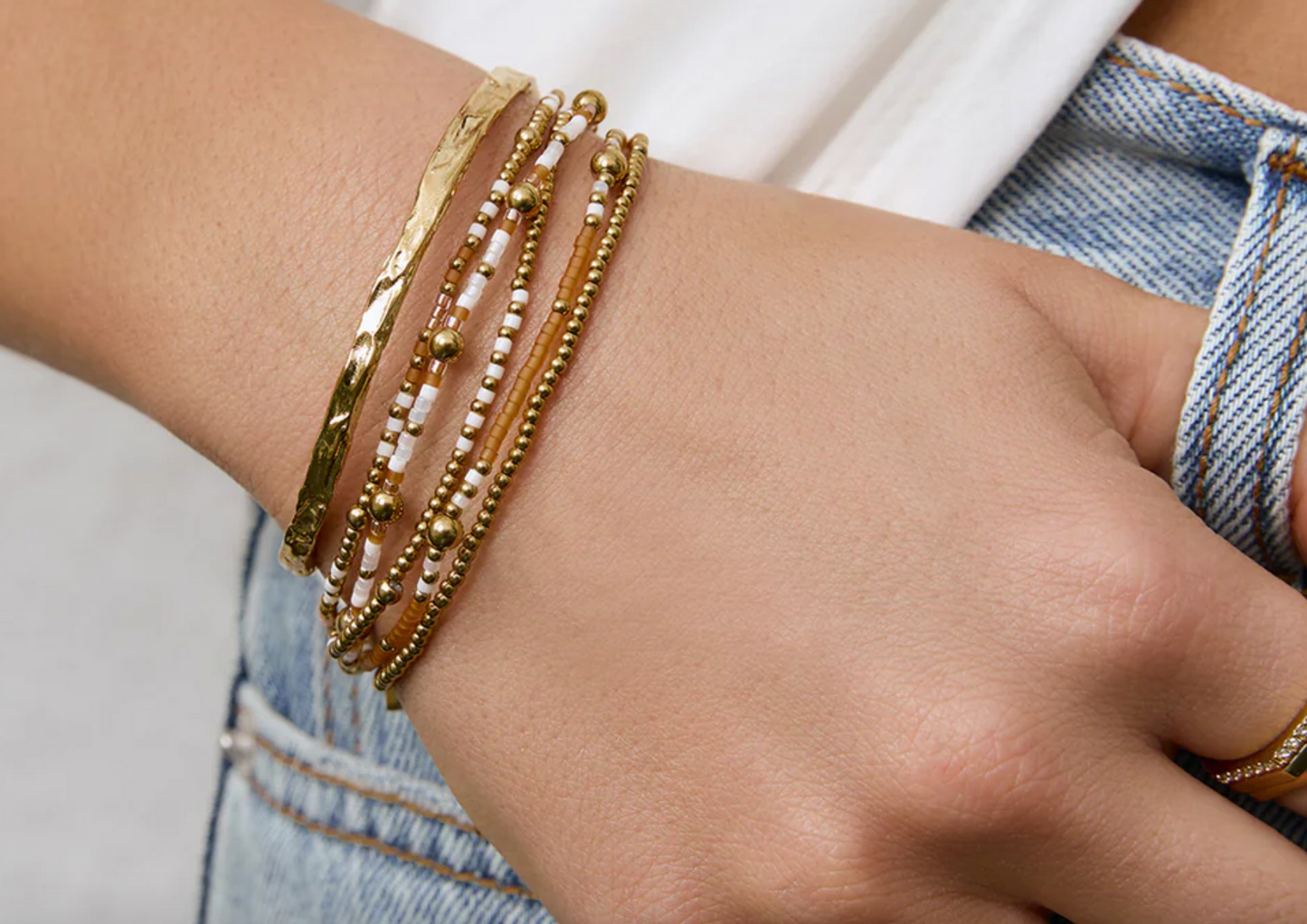 Nellie Gold Bracelet - Mango