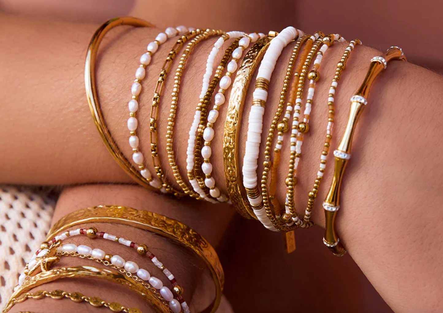 Nellie Gold Bracelet - Mango