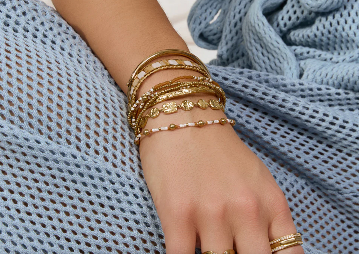 Nellie Gold Bracelet - Mango
