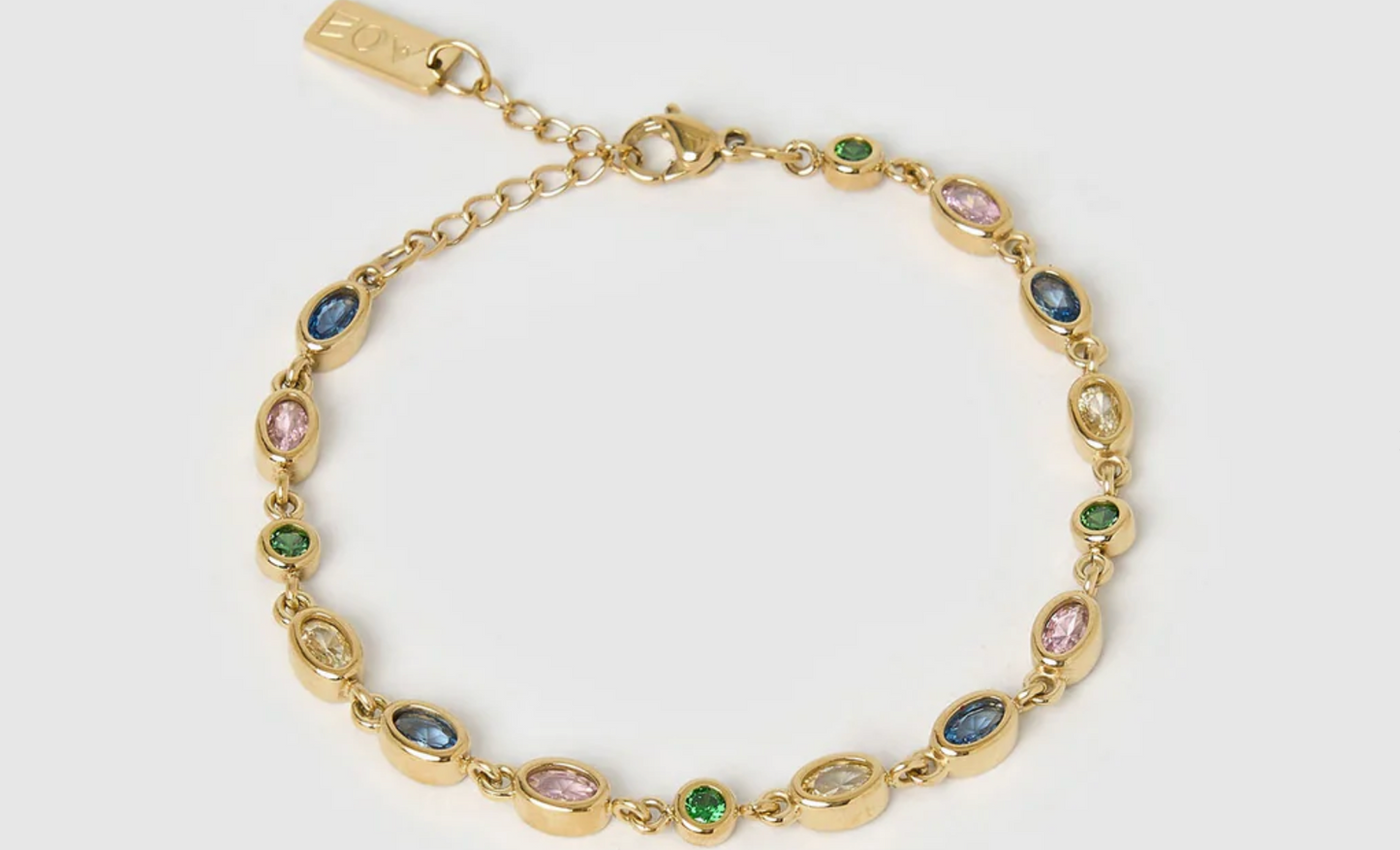 Isadora Gold Bracelet - Multiple Stones