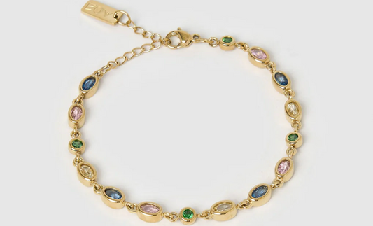 Isadora Gold Bracelet - Multiple Stones