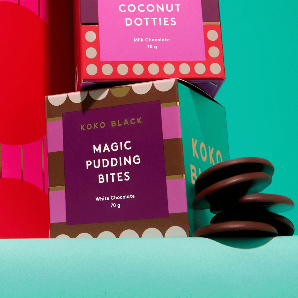 Magic Pudding Bites Cube - White Chocolate