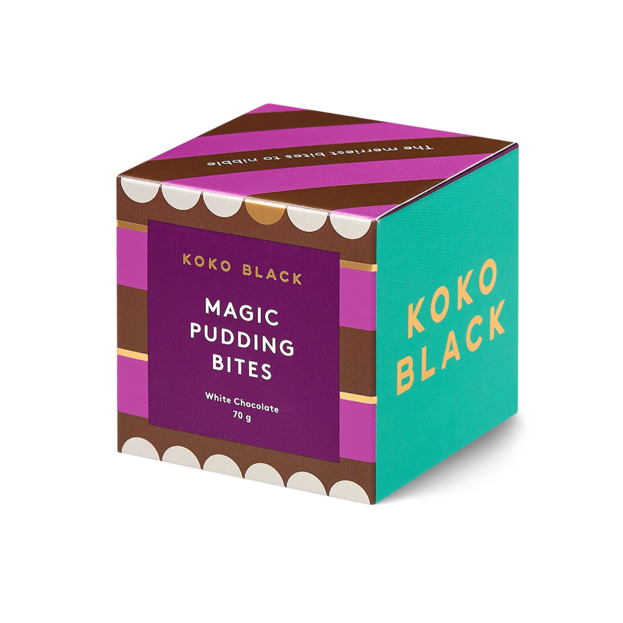 Magic Pudding Bites Cube - White Chocolate