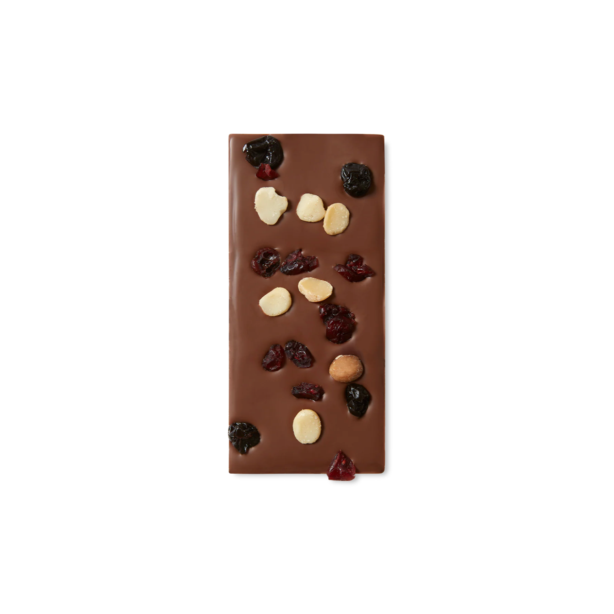 Festive Cranberry Macadamia & Cherry Milk Chocolate Block