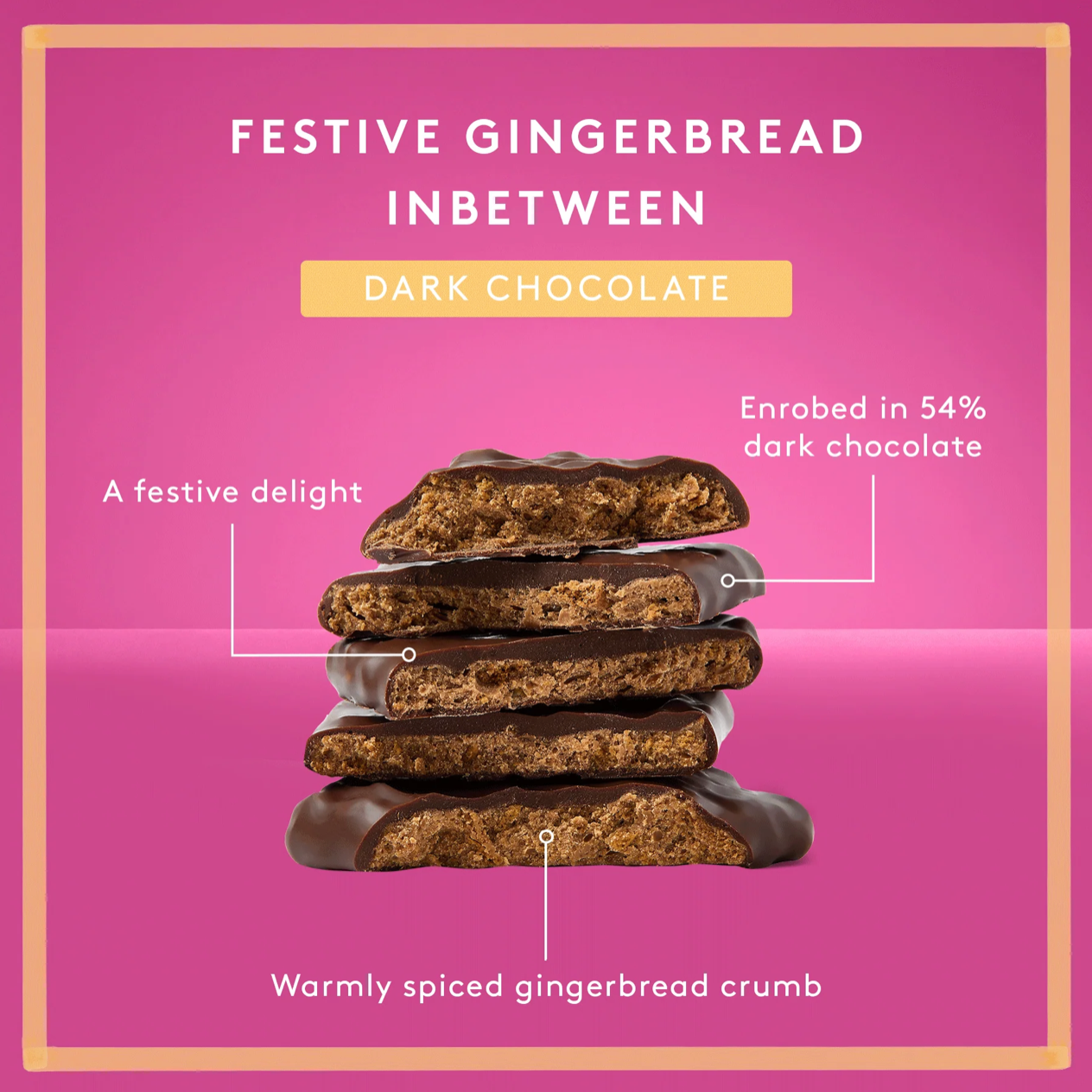 Festive Gingerbread  - Dark Chocolate