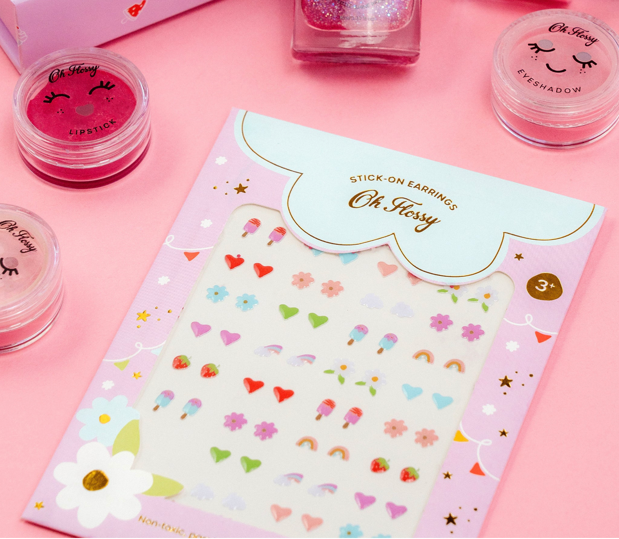 Kids Stick-On Earrings