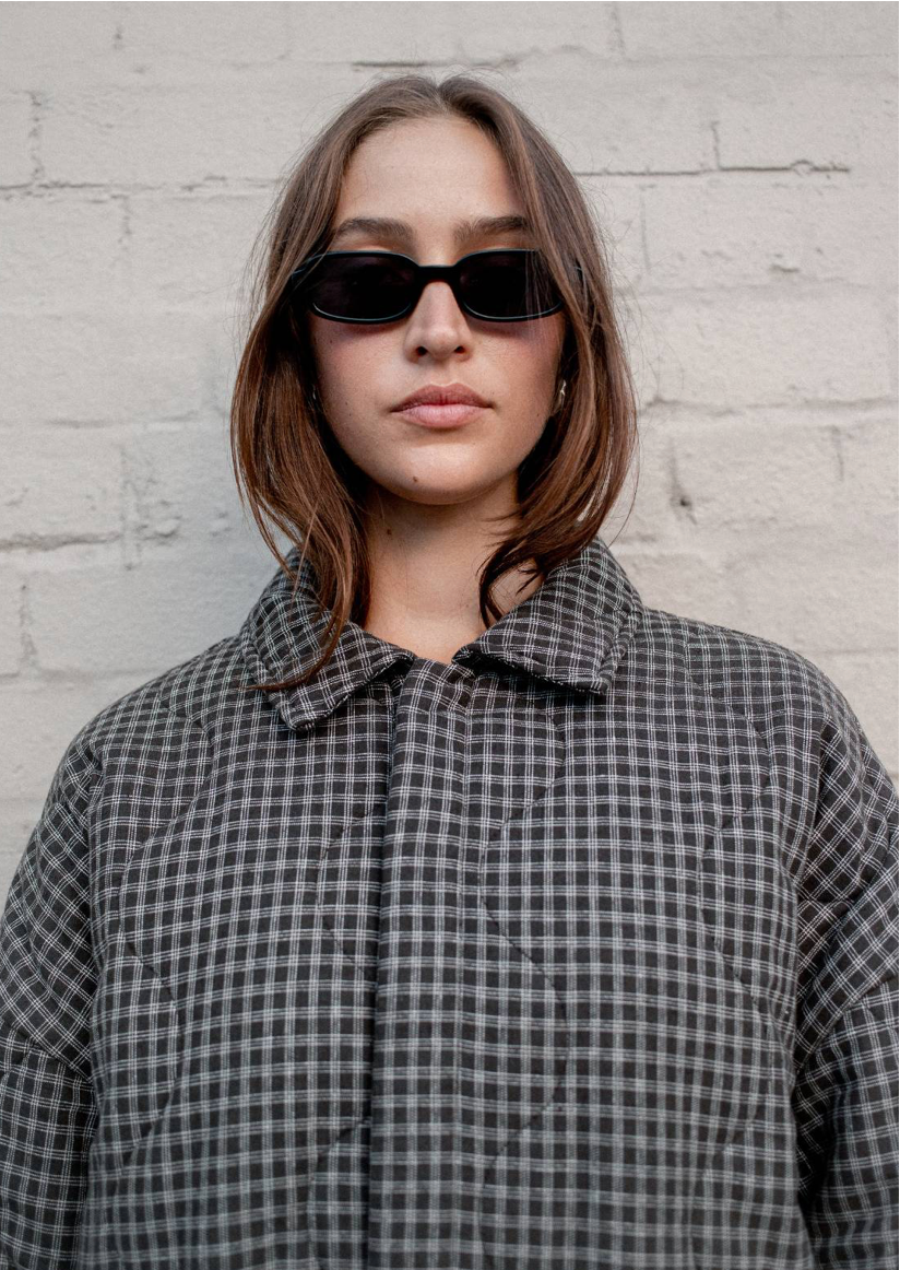 Matteo Jacket - Espresso Check